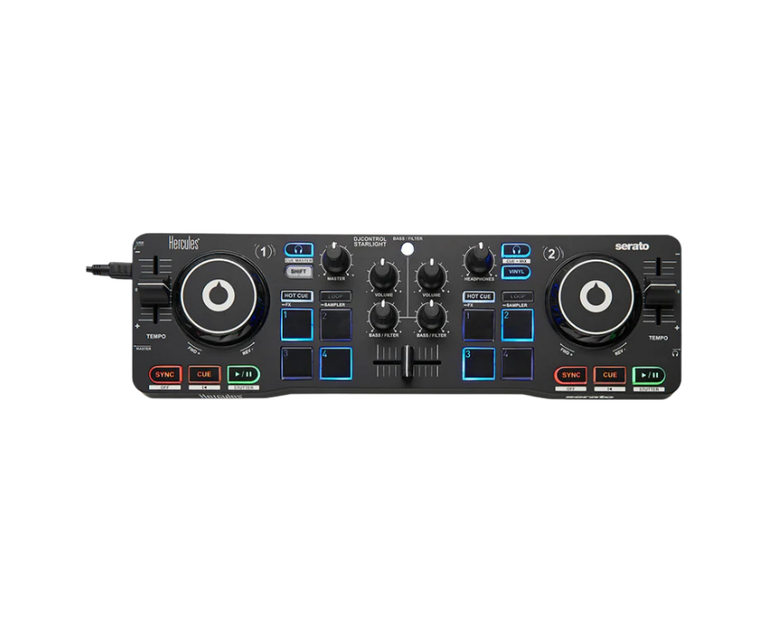 67 Hercules Ultra Compact DJ Controller Starlight - Image 1