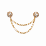 Crystal Disc Magnetic Double Chain Sleeve Holder