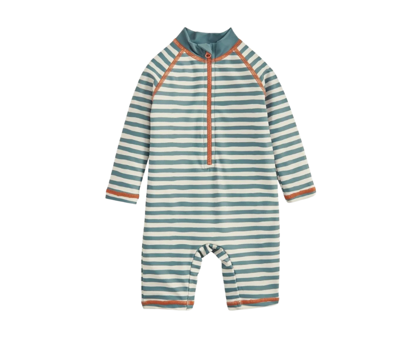 69 Baby Boys Stripe Rashsuit - Image 1
