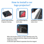 Wireless Car Door LED Logo Projector - Image 