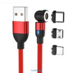 Magnetic USB 540 Degrees Rotating Cable - Image 