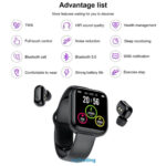 X8 Pro 2-in-1 Smartwatch & Earbuds - Image 