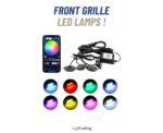 RGB App-Controlled Front Grille Lights - Image 