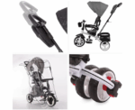 LORELLI ROCKET TRICYCLE IN GREY - Image 