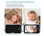 Baby Video Monitor 5 Inch Display HelloBaby - Image 
