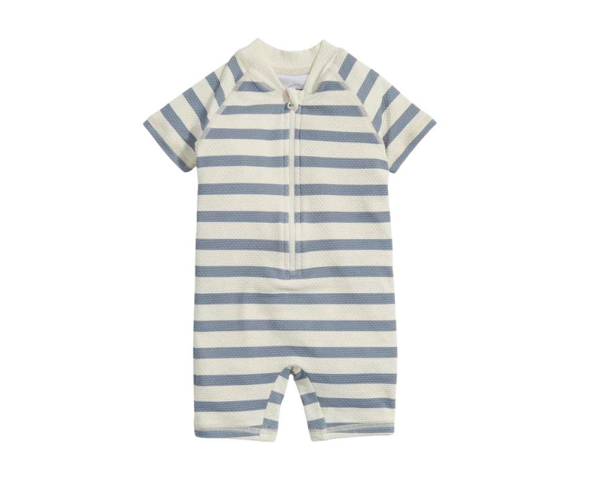 70 Baby Boys Stripe Swim Rashsuit - Image 1