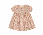 Baby Girls Smocked Dress in Pink - Image 