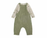 Baby Boys Dungarees Bodysuit Set - Image 