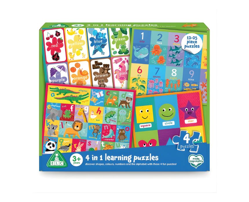 8 4-in-1 Learning Puzzles - Image 1