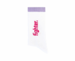 Fighter Socks in White Pop - Image 