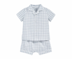 Baby Boys Gingham Pyjamas in Blue - Image 