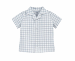 Baby Boys Gingham Pyjamas in Blue - Image 