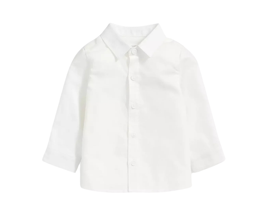 9 Baby Boys Shirt in White - Image 1