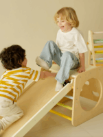 Foldable 5-in-1 Children Triangle Climbing Set - Image 