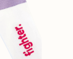Fighter Socks in White Pop - Image 