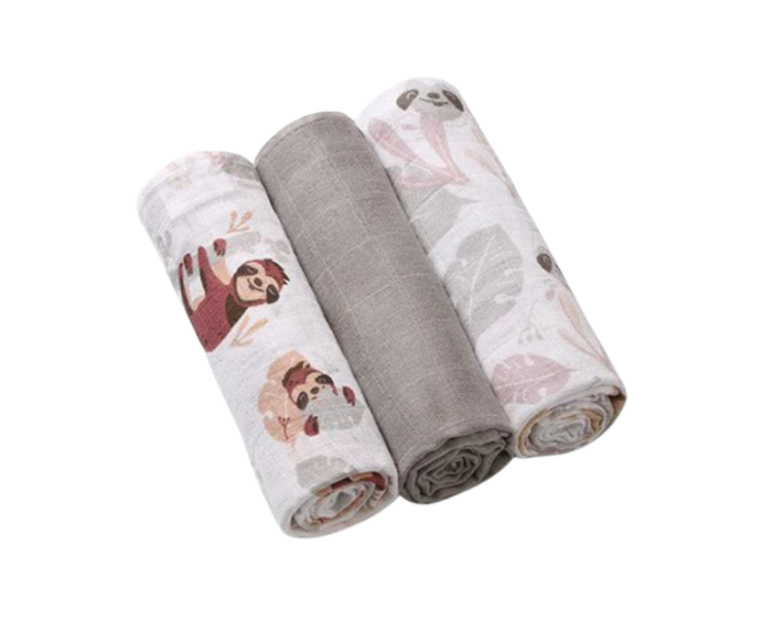 90 Muslin Baby Swaddle Cloth Pack - Image 1