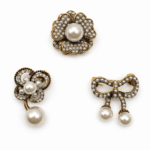 Pearl Elegance Brooch Set – 3 Pieces