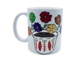 Lebanese Nostalgic Flowery Mug - Image 