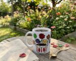 Lebanese Nostalgic Flowery Mug - Image 