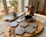 Mother of Pearl Inlay Coasters - Image 