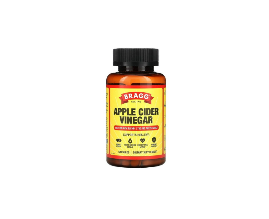 Apple Cider Vinegar Capsules Bragg 180 USA Apple Cider Vinegar Capsules Bragg 180 USA - Image 1