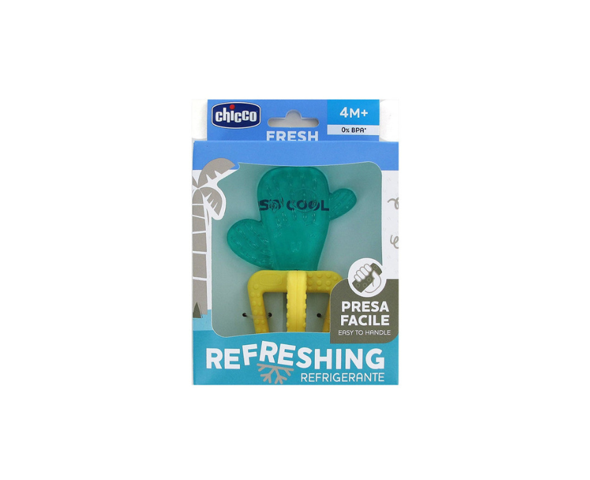Chicco Fresh Teether Easy To Handle Cactus 4M+ Chicco Fresh Teether Easy To Handle Cactus 4M+ - Image 1