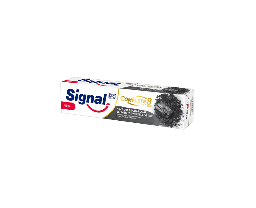 Complete 8 Charcoal Toothpaste Signal Complete 8 Charcoal Toothpaste Signal - Image 1