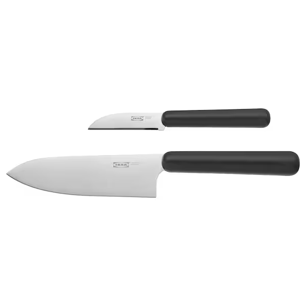 IKEA 2-PIECE KNIFE SET, GREY