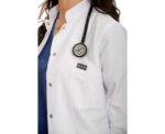 Women's Tailored White Lab Coat - Image 