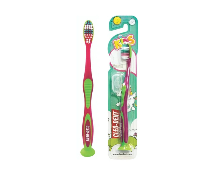 Kids Toothbrush Medium Unicorn 2–7 Years Cleo Dent Kids Toothbrush Medium Unicorn 2–7 Years Cleo Dent - Image 1