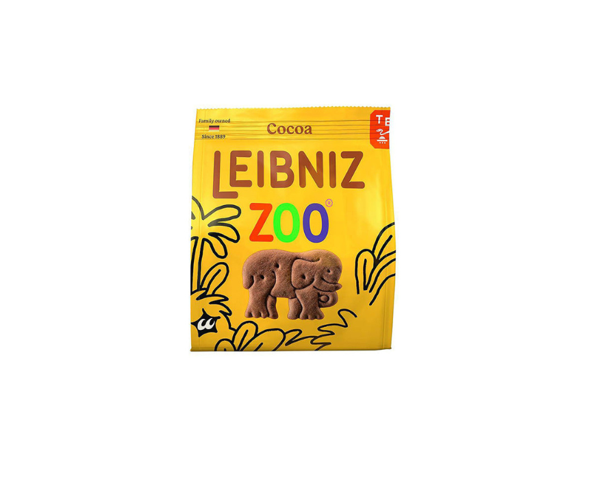 Leibniz Zoo Cocoa Biscuits 100 g Leibniz Zoo Cocoa Biscuits 100 g - Image 1