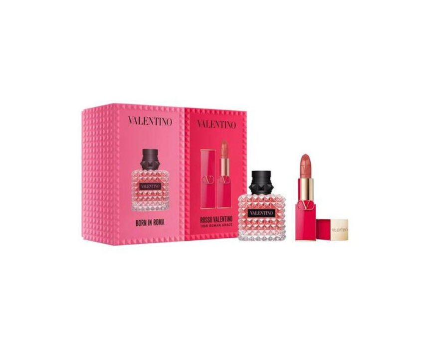 Lip Gloss Perfume Set Valentino Lip Gloss Perfume Set Valentino - Image 1