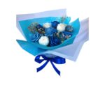 Midnight Bouquet Soap Flower Arrangement - Image 