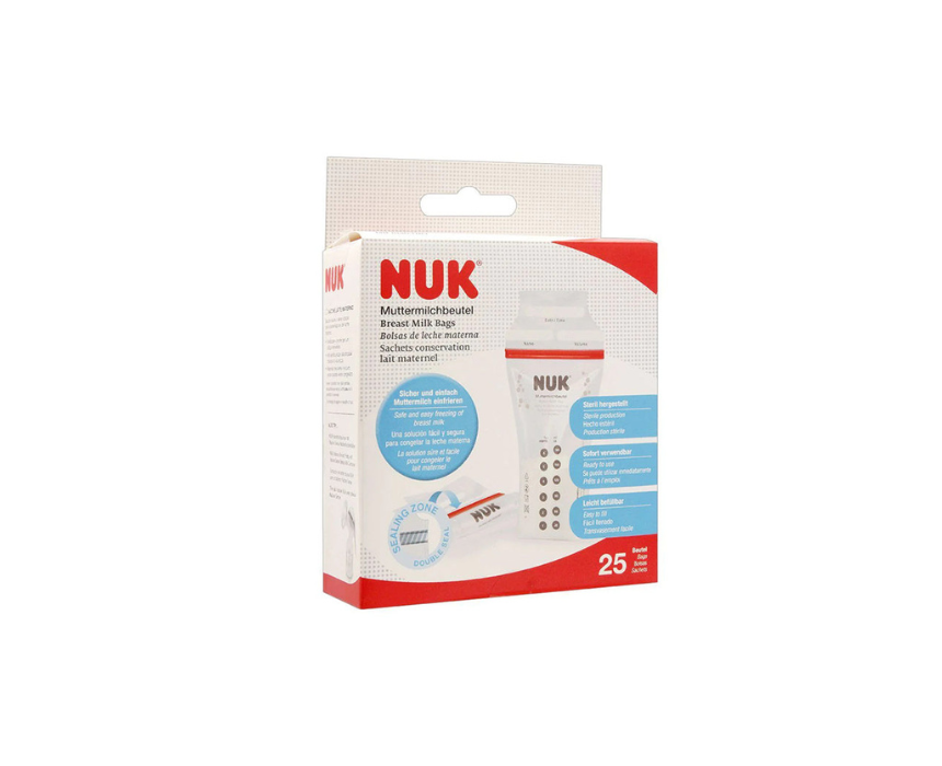 Nuk Breast Milk Storage Bag 25 Pieces Nuk Breast Milk Storage Bag 25 Pieces - Image 1