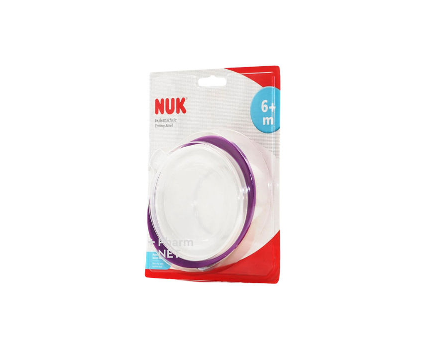 Nuk Eating Bowl 6M+ Purple Nuk Eating Bowl 6M+ Purple - Image 1