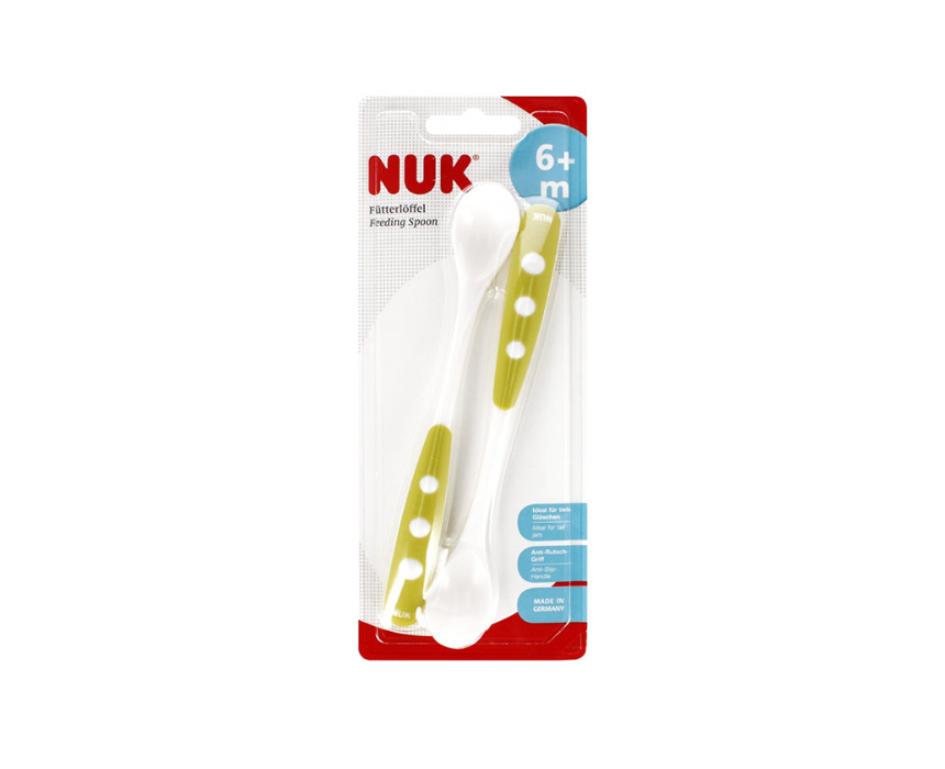 Nuk Feeding Spoon 6M+ 2 Pieces Nuk Feeding Spoon 6M+ 2 Pieces - Image 1