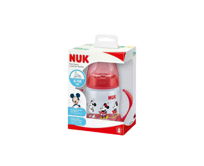 Nuk Learning Bottle Mickey Red 6 To 18M 150 ml Nuk Learning Bottle Mickey Red 6 To 18M 150 ml - Image 1
