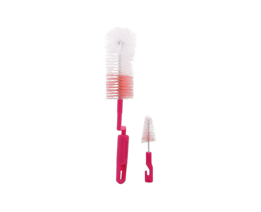 Optimal Rotary Bottle And Nipple Brush Pink 1 Pieces Optimal Rotary Bottle And Nipple Brush Pink 1 Pieces - Image 1