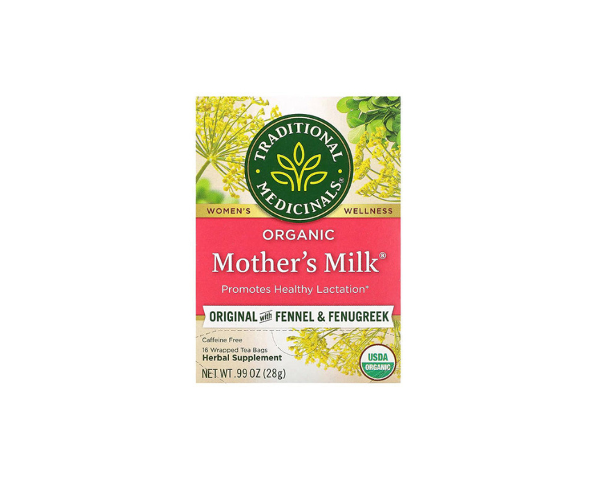 Organic Mother's Milk Herbal Tea with Fennel & Fenugreek Caffeine-Free Organic Mother's Milk Herbal Tea with Fennel & Fenugreek Caffeine-Free - Image 1