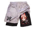 Men Mesh Kitsune Shorts - Image 