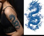 Flaming Dragon Jagua Tattoo - Image 
