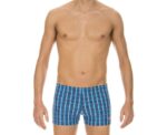 Arena Men Printed Check Short - Image 
