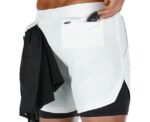 Plain Mesh Shorts Plus Towel Loop - Image 