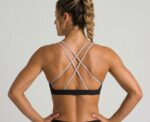Women Bandeau Training Bra Top Arena In Black And Army - Image 
