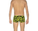 Men Training Swimwear Grafico Low Waist Short Black Soft Green - Image 