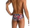Men Training Swimwear Crazy Sushi Brief Black Multi - Image 