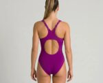 Womens One Piece Swimsuit Arena In Grape Violet - Image 