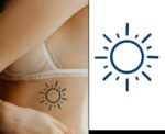 Minimalistic Sun Jagua Tattoo - Image 