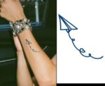Paper Plane Jagua Tattoo - Image 
