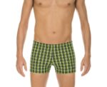 Arena Men Printed Check Short - Image 